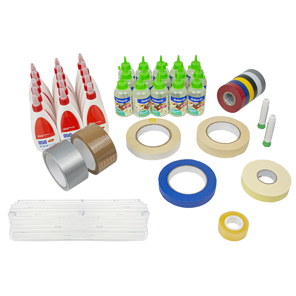 Kit de Adhesivos y Cintas Adhesivas