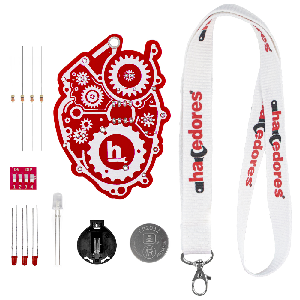 Kit para soldar: Corazón Hacedores