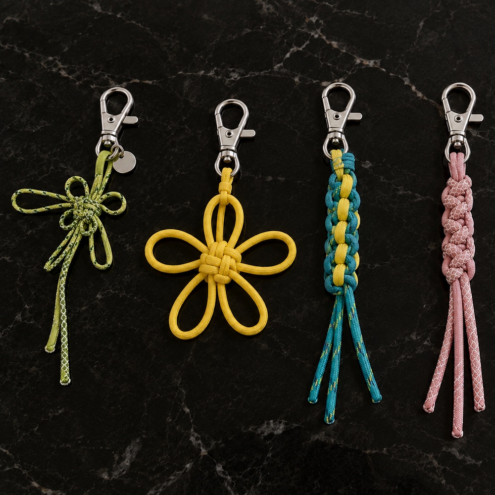 Aprende a hacer charms de macramé en tendencia